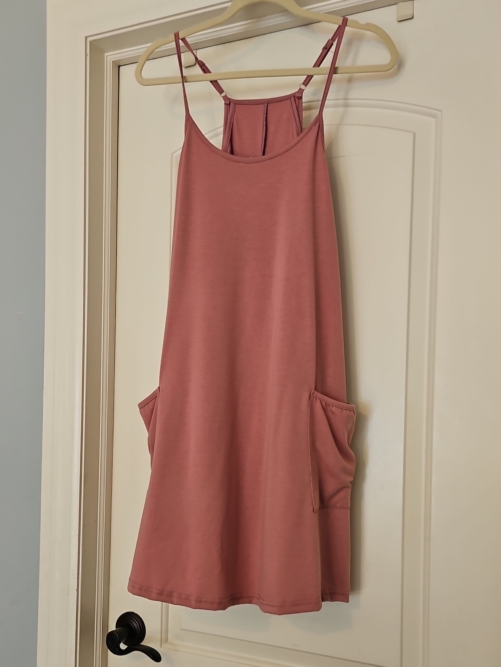 Amazon Women's Dusty Rose Pocket Slip Dress
